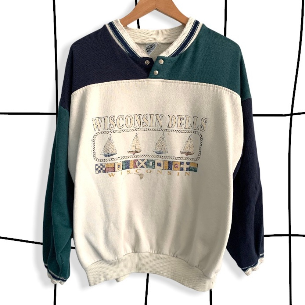 Vtg 90s Wisconsin dells pullover